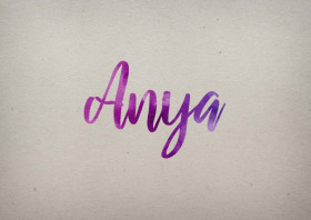 Anya Watercolor Name DP
