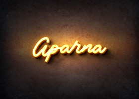 Glow Name Profile Picture for Aparna