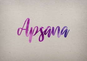 Apsana Watercolor Name DP