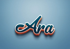 Cursive Name DP: Ara