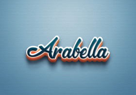 Cursive Name DP: Arabella