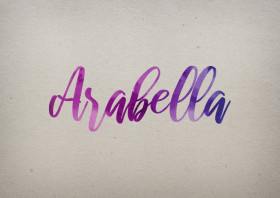 Arabella Watercolor Name DP