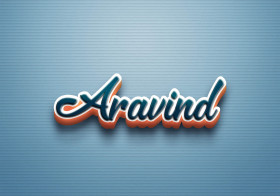 Cursive Name DP: Aravind