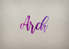 Arch Watercolor Name DP