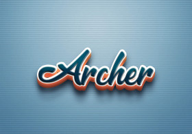Cursive Name DP: Archer
