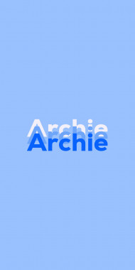 Name DP: Archie