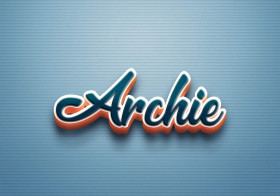 Cursive Name DP: Archie