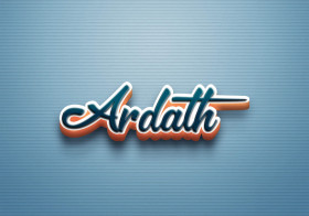 Cursive Name DP: Ardath