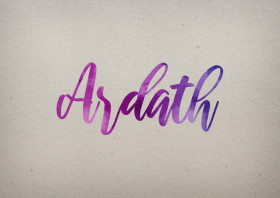 Ardath Watercolor Name DP