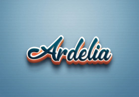 Cursive Name DP: Ardelia
