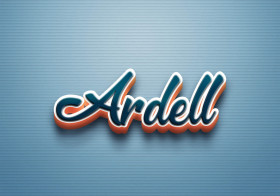 Cursive Name DP: Ardell