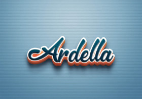 Cursive Name DP: Ardella