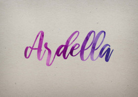 Ardella Watercolor Name DP