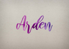 Arden Watercolor Name DP