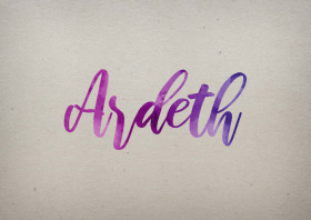 Ardeth Watercolor Name DP