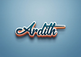 Cursive Name DP: Ardith