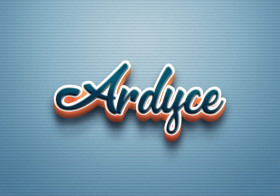 Cursive Name DP: Ardyce