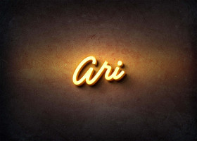 Glow Name Profile Picture for Ari