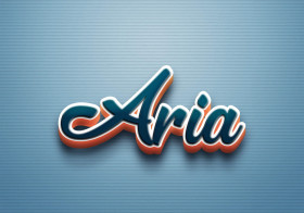 Cursive Name DP: Aria