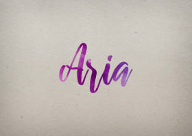 Aria Watercolor Name DP
