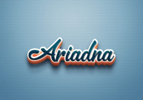 Cursive Name DP: Ariadna