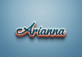 Cursive Name DP: Arianna