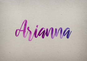 Arianna Watercolor Name DP