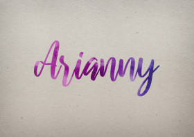 Arianny Watercolor Name DP