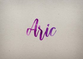 Aric Watercolor Name DP