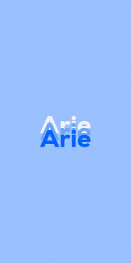 Name DP: Arie