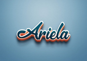 Cursive Name DP: Ariela
