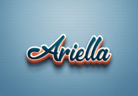 Cursive Name DP: Ariella