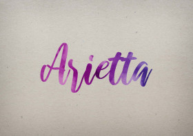 Arietta Watercolor Name DP