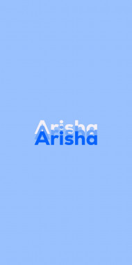 Name DP: Arisha