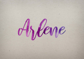 Arlene Watercolor Name DP