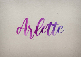 Arlette Watercolor Name DP