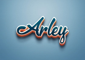 Cursive Name DP: Arley