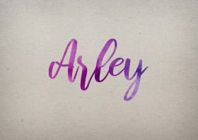 Arley Watercolor Name DP