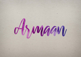 Armaan Watercolor Name DP
