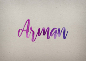 Arman Watercolor Name DP