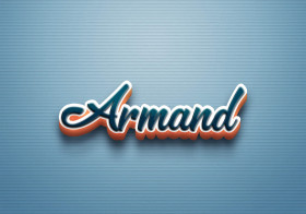 Cursive Name DP: Armand