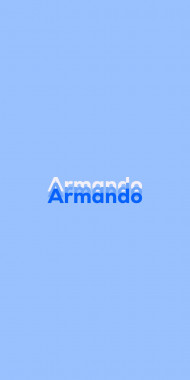 Name DP: Armando