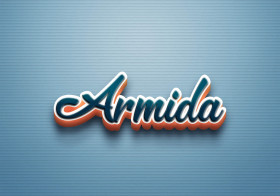 Cursive Name DP: Armida