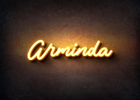Glow Name Profile Picture for Arminda