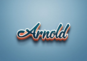 Cursive Name DP: Arnold