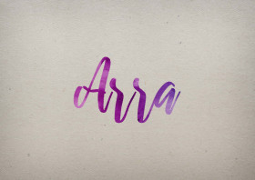 Arra Watercolor Name DP