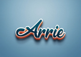 Cursive Name DP: Arrie