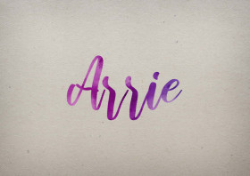 Arrie Watercolor Name DP