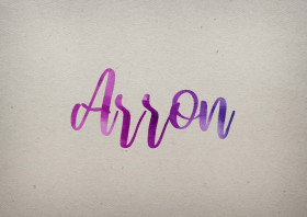 Arron Watercolor Name DP