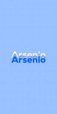 Name DP: Arsenio